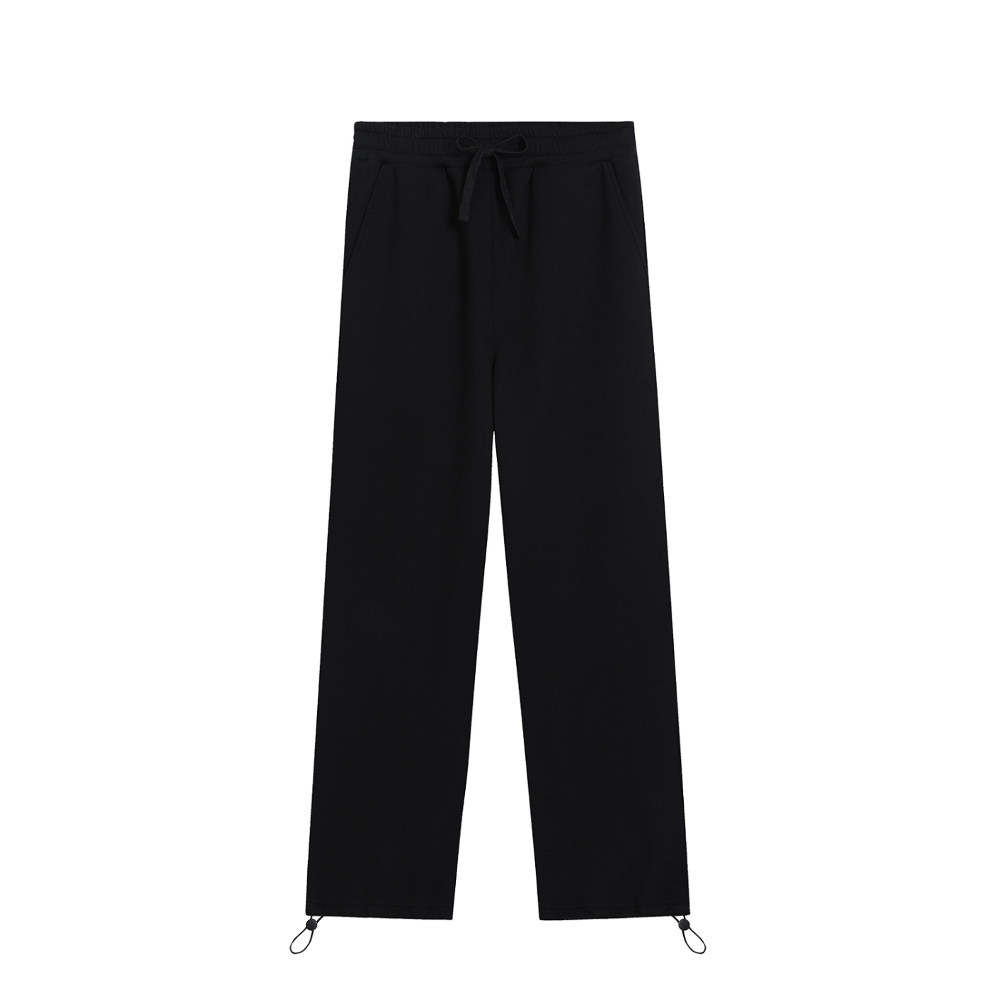 TQ Moto Adjustable Cuff Sweatpants – Black
