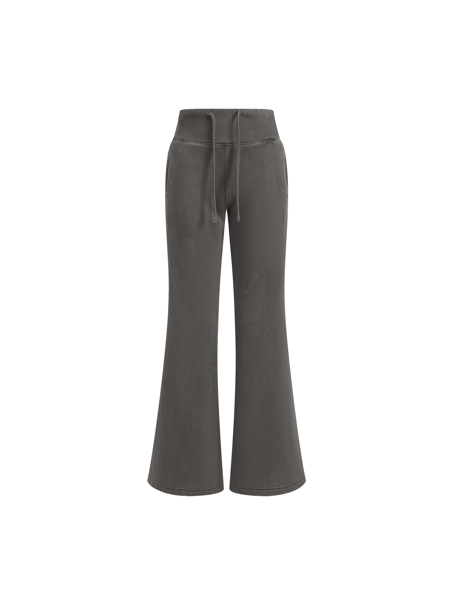 TQ MOTO- Vintage Washed Flared Fleece Pants "Womens"